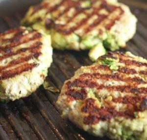 Chicken avocado burgers